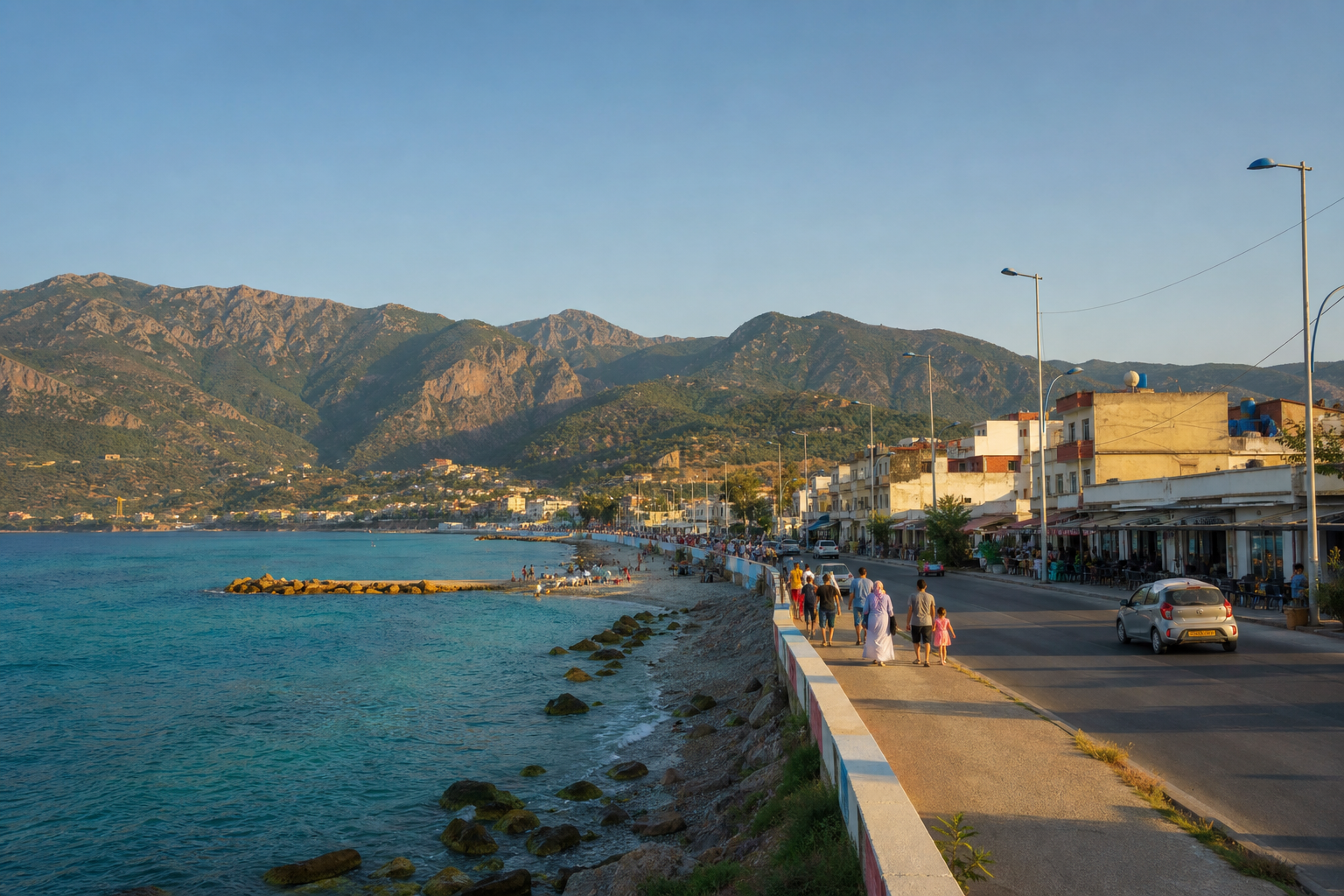 Aokas en été : familles, diaspora et tourisme local sur la côte de Béjaïa