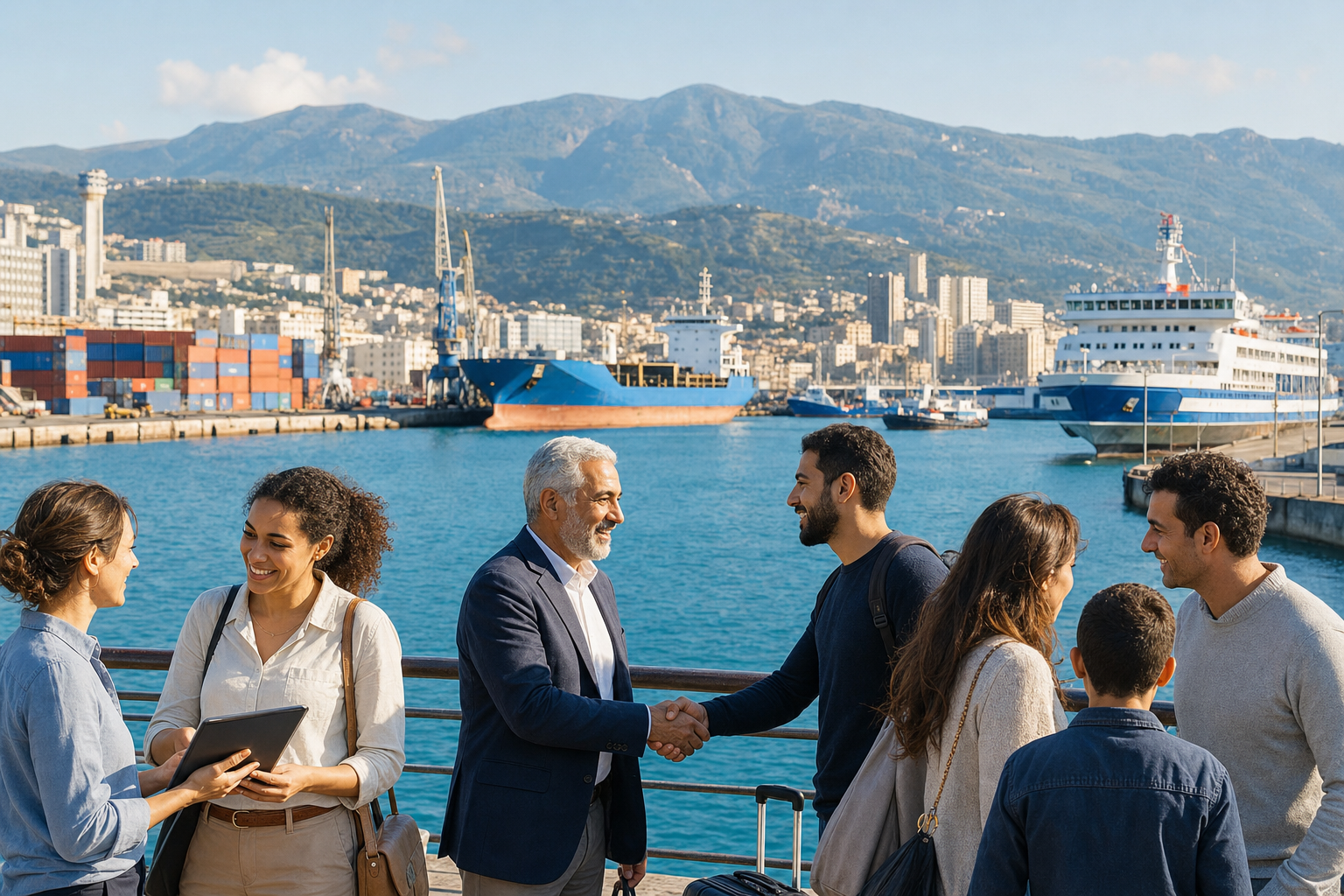 Béjaïa, ville passerelle : port, commerce local et diaspora entre deux rives