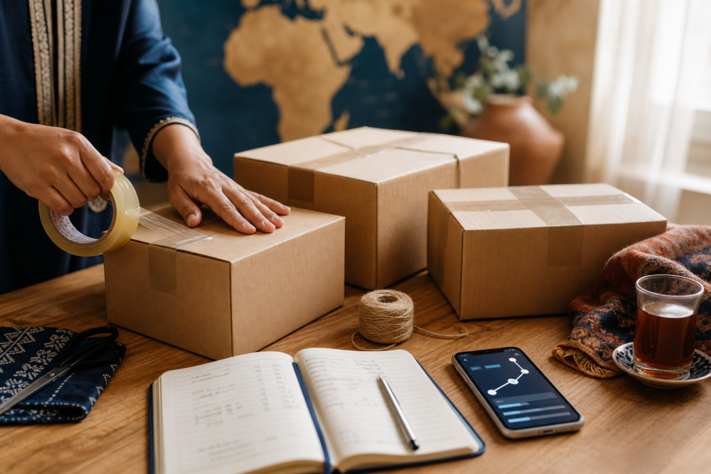 Colis vers l’Afrique, transport international et budget des diasporas en France et en Europe