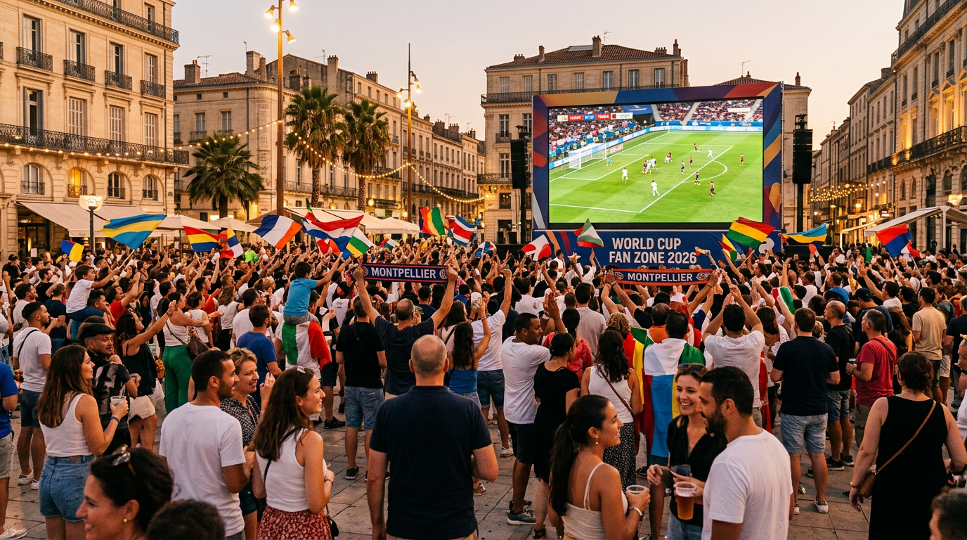 Coupe du monde 2026 à Montpellier : les écrans qui rassemblent les diasporas