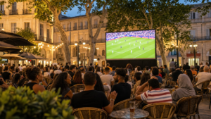 Supporters réunis à Montpellier pour vivre les matchs de la Coupe du Monde 2026, illustration Entre2rives.info