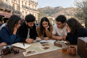 Jeunes de la diaspora algérienne en France redécouvrant l’Algérie par la mémoire et le terrain