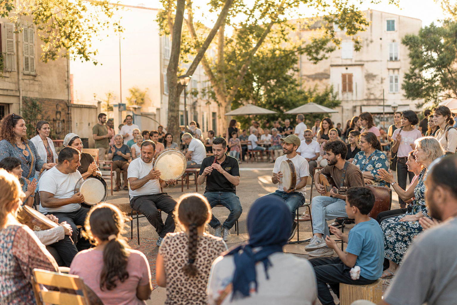Identités Croisées à Celleneuve : cultures du monde, quartier vivant et Ensemble kabyle