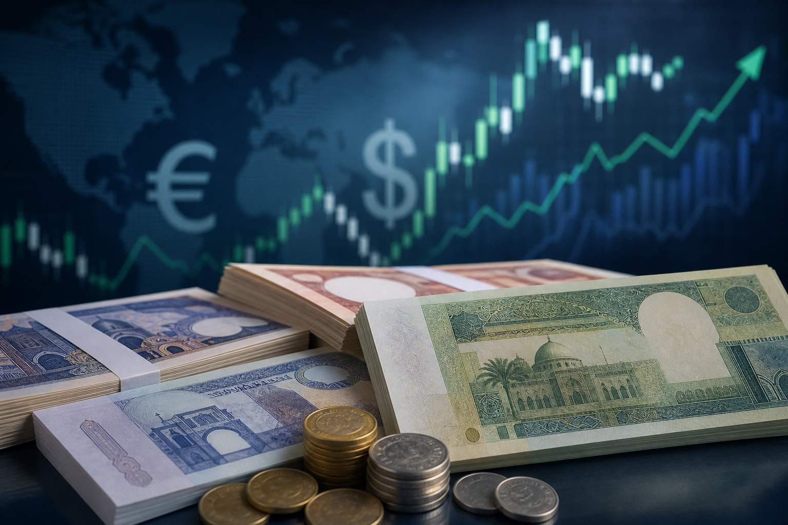 Taux de change Dinar algérien — mercredi 8 avril 2026 : Euro, Dollar et marché noir