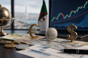 Taux du dinar algérien face à l’euro et au dollar le 1 juin 2026 avec graphique de change
