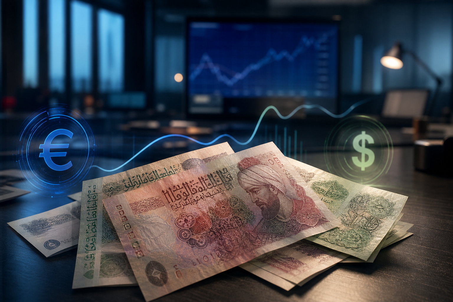 Taux dinar algérien euro et dollar — dimanche 21 juin 2026 : marché officiel et marché noir