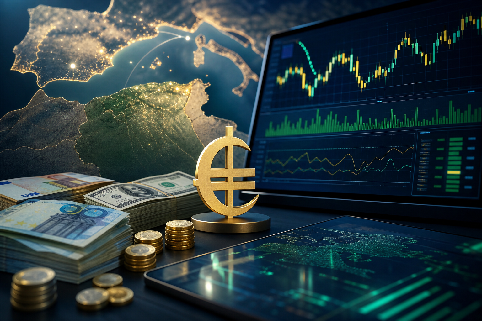 Taux dinar algérien euro et dollar — jeudi 23 avril 2026 : marché officiel et marché noir