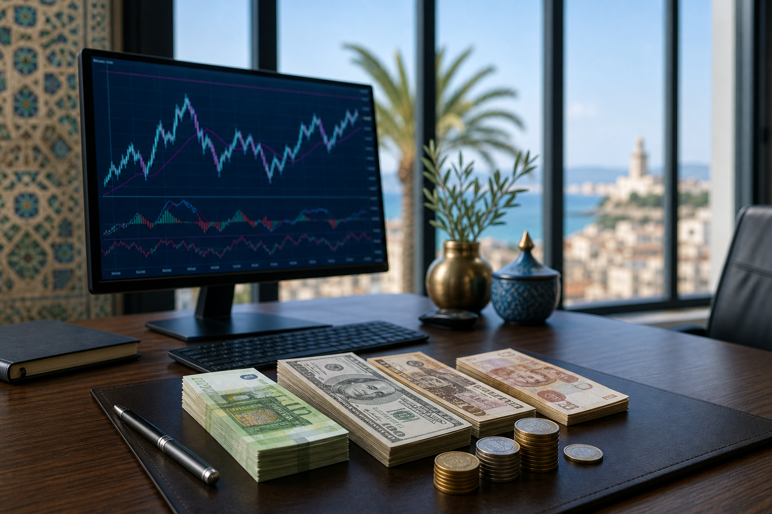 Taux dinar algérien euro et dollar — mardi 26 mai 2026 : marché officiel et marché noir