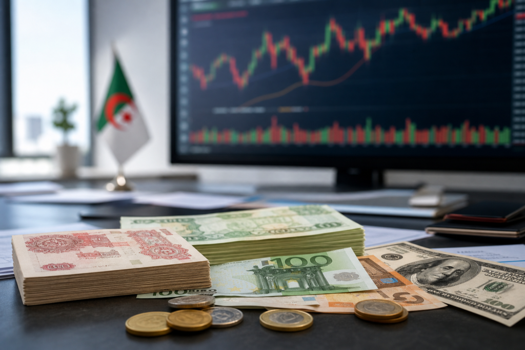 Taux du dinar algérien face à l’euro et au dollar, marché officiel et parallèle, 27 juin 2026