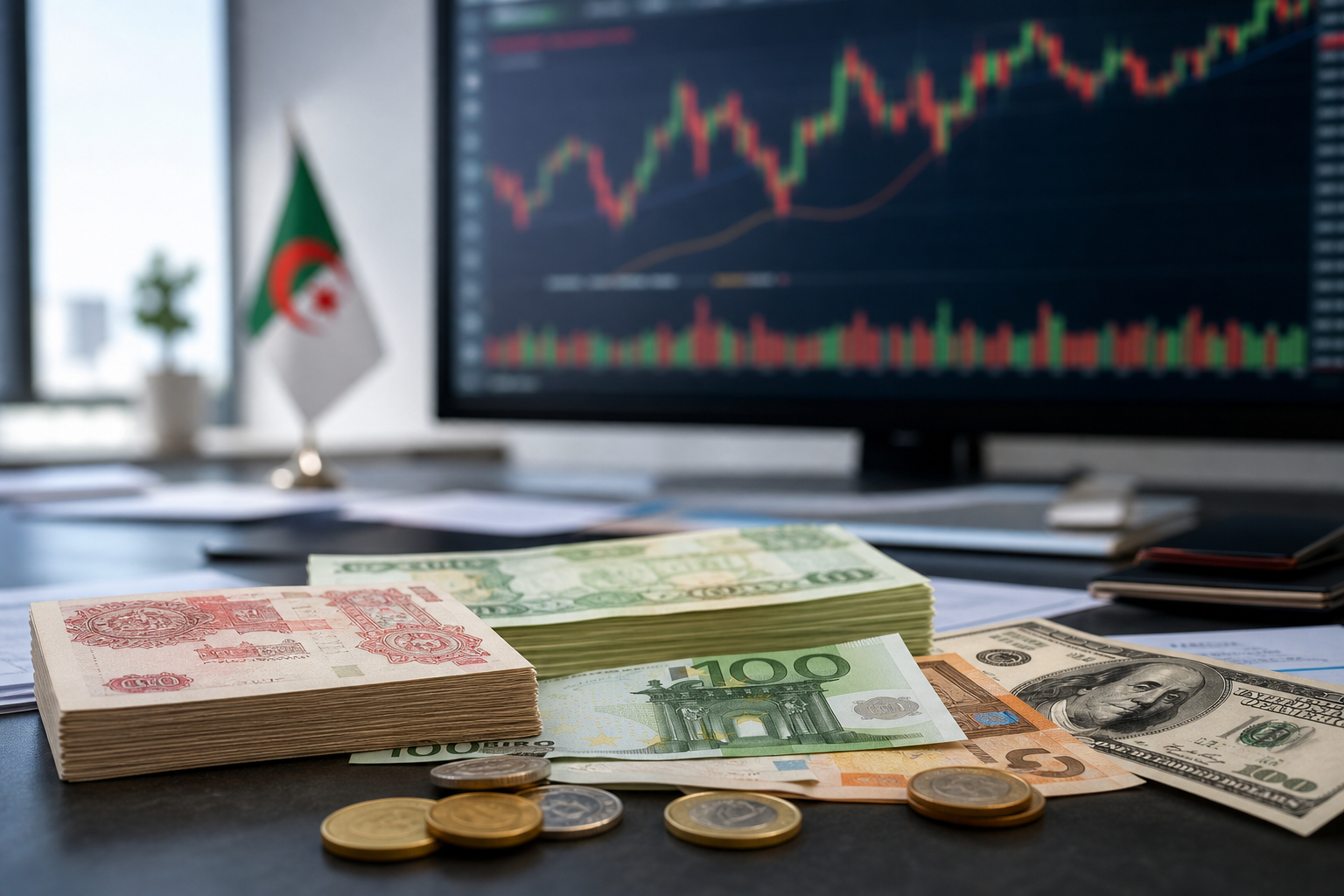 Taux dinar algérien euro et dollar — samedi 27 juin 2026 : marché officiel et marché noir