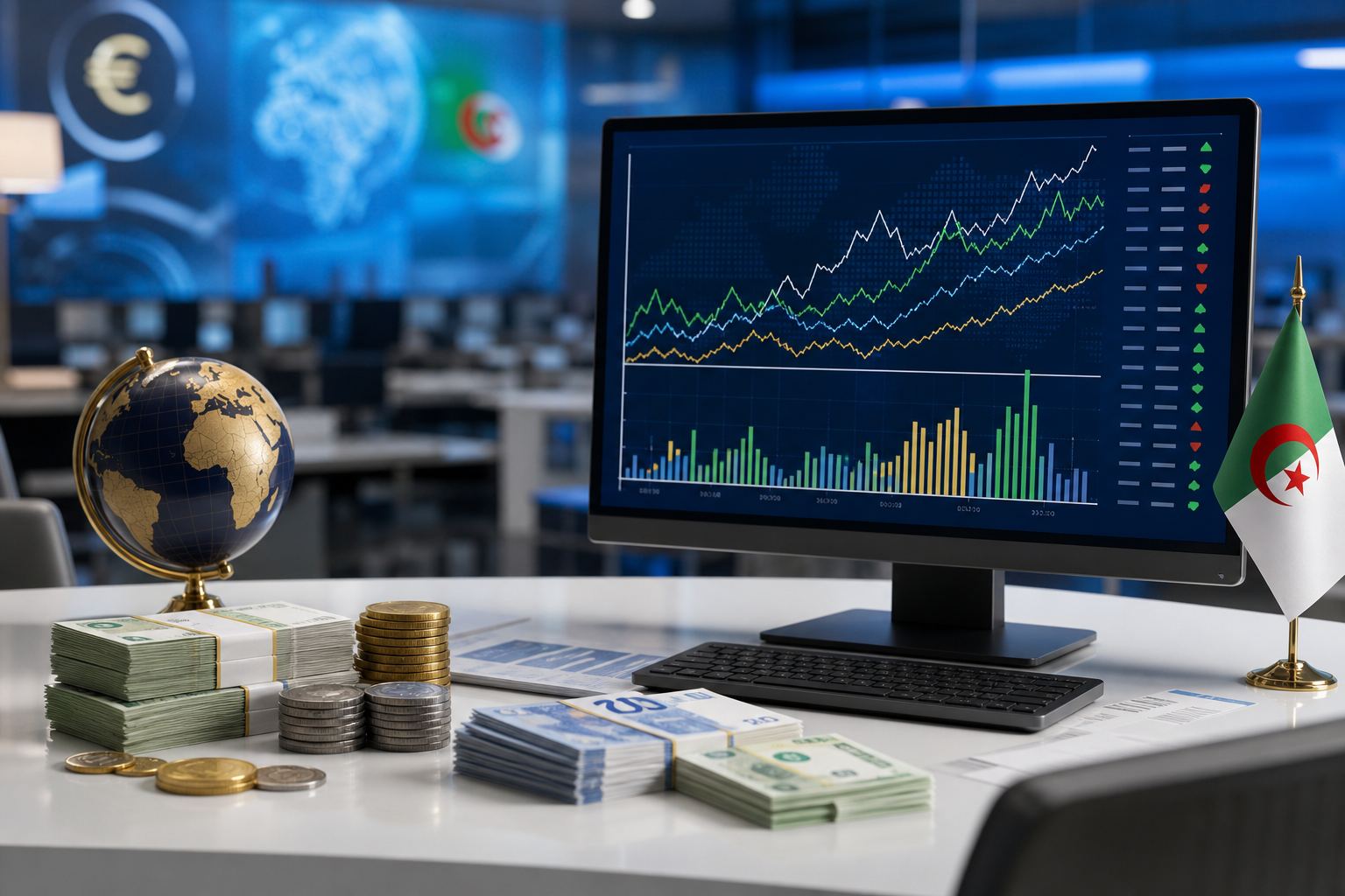 Taux dinar algérien euro et dollar — jeudi 28 mai 2026 : marché officiel et marché noir