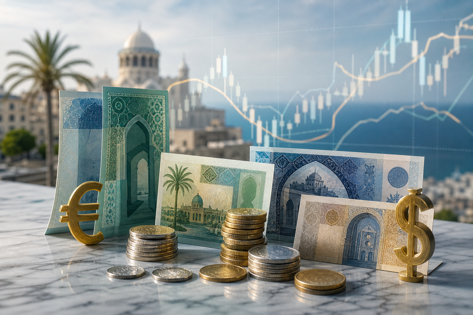 Taux dinar algérien euro et dollar — samedi 6 juin 2026 : marché officiel et marché noir