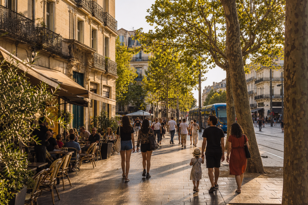 Week-end à Montpellier, sorties culturelles, circulation et début d’été en centre-ville