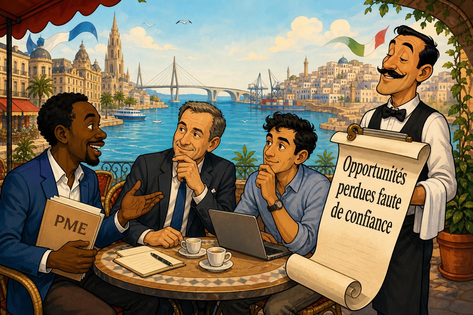 Caricature de la semaine : le café du commerce euro-africain