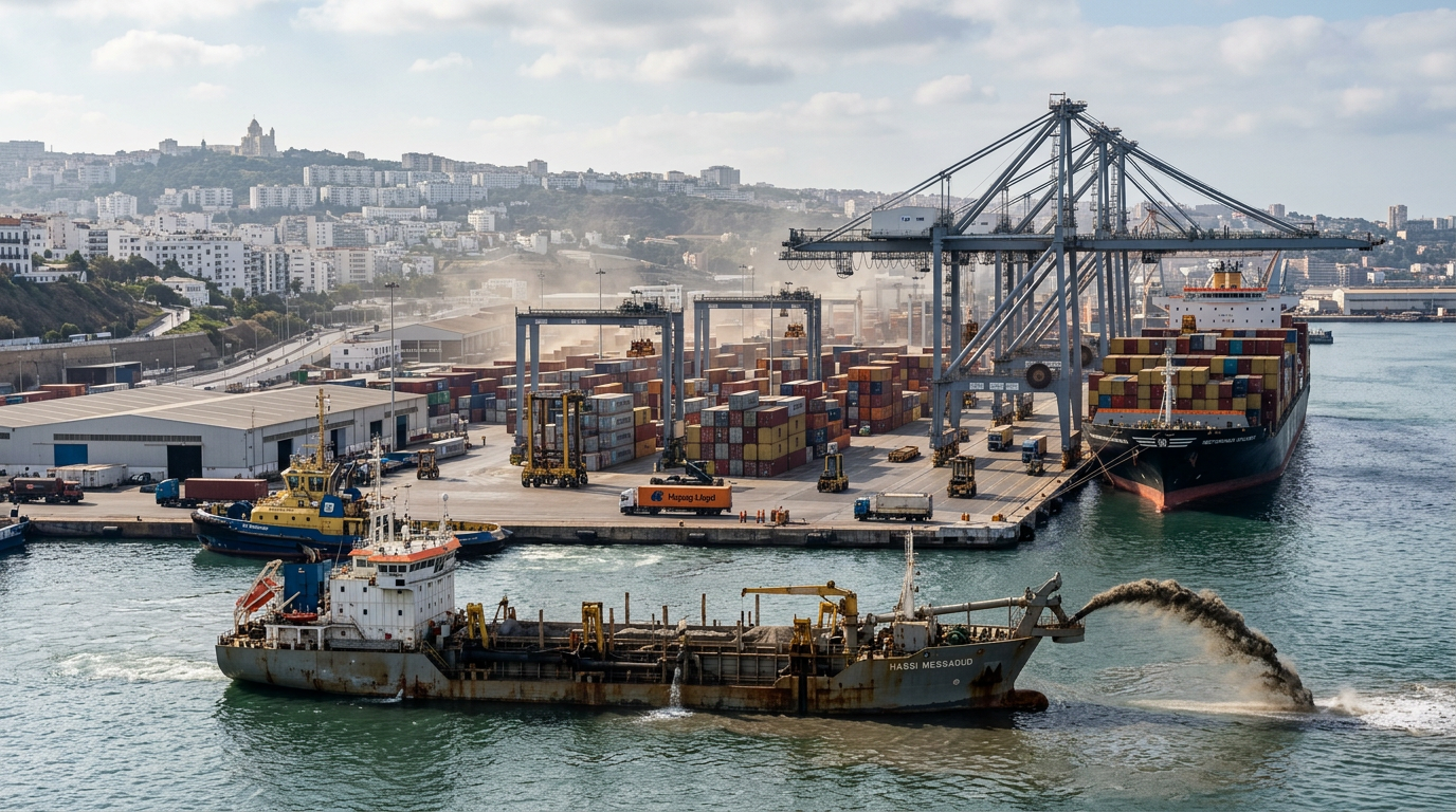 Ports algériens : le dragage accélère la modernisation économique