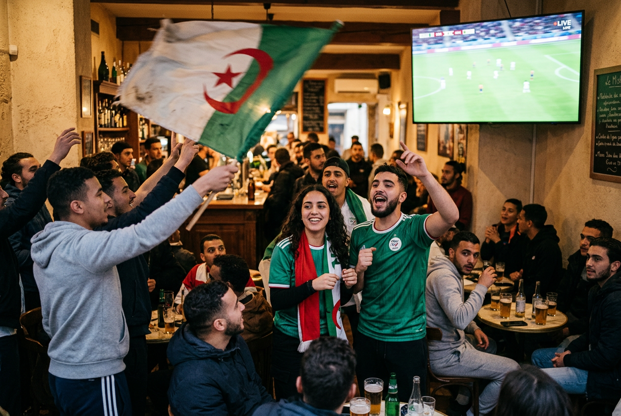 Football algérien : ce mardi, la diaspora garde le fil des matchs