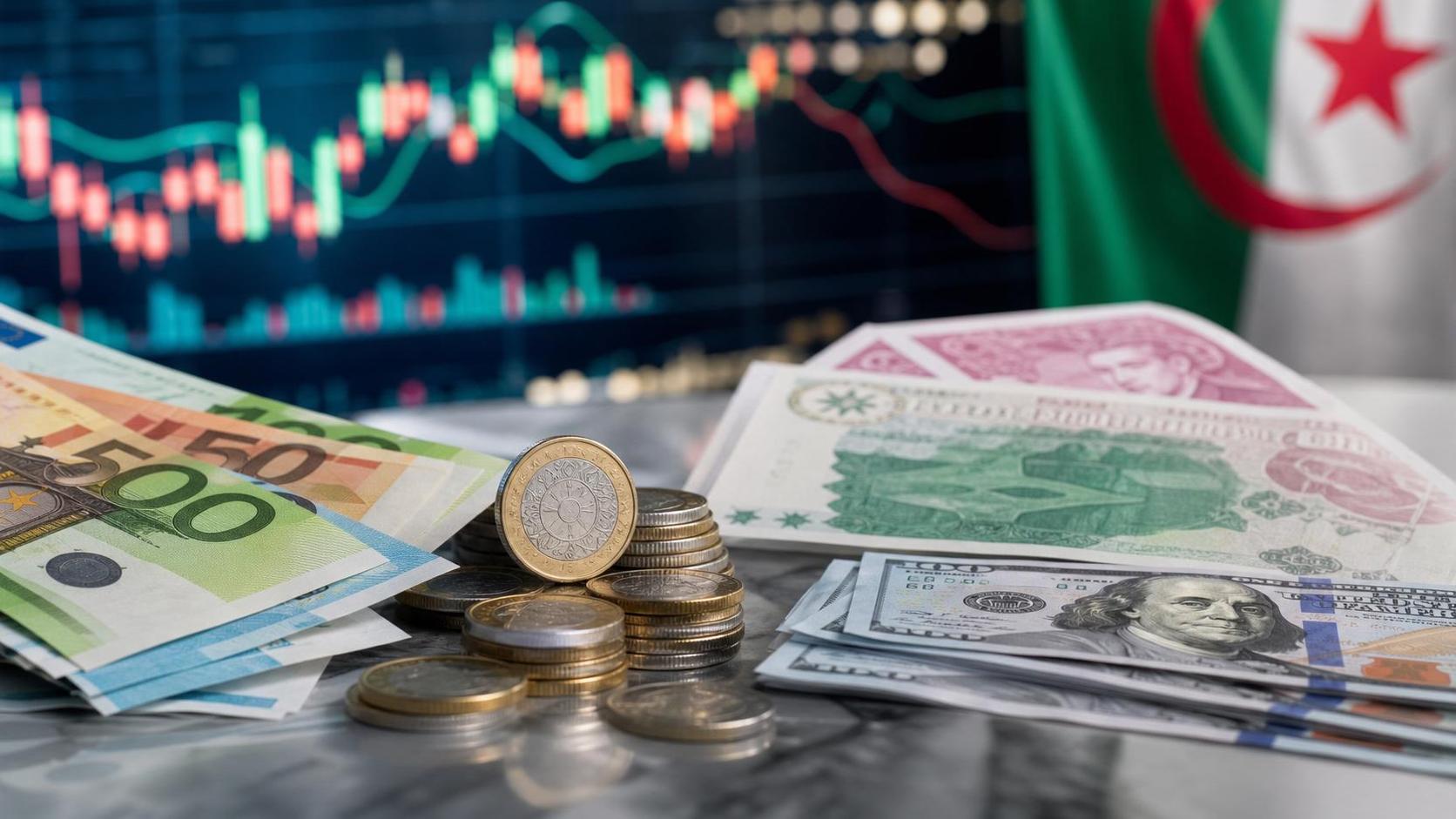Taux dinar algérien euro et dollar — mercredi 15 juillet 2026 : marché officiel et marché noir