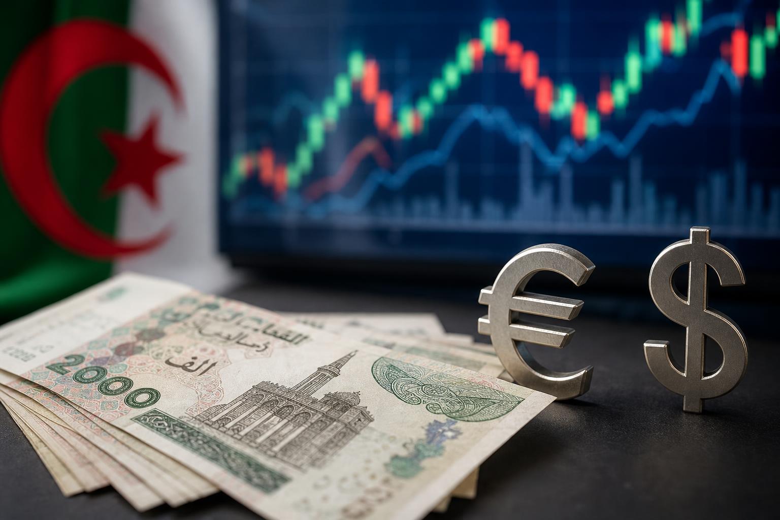 Taux dinar algérien euro et dollar — jeudi 23 juillet 2026 : marché officiel et marché noir