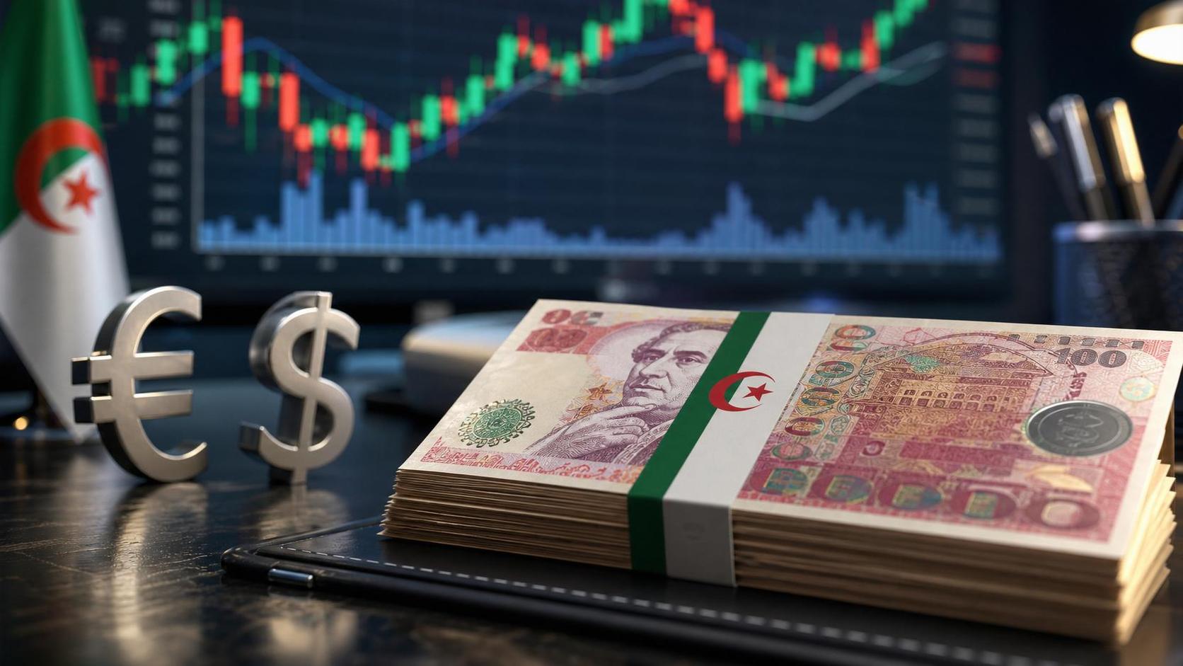 Taux dinar algérien euro et dollar — lundi 6 juillet 2026 : marché officiel et marché noir