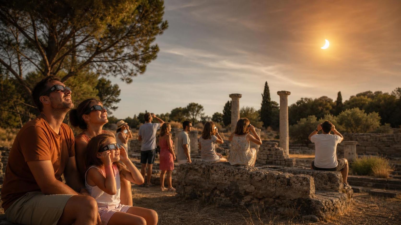 Éclipse solaire à Lattara : une soirée gratuite pour lever les yeux vers le ciel