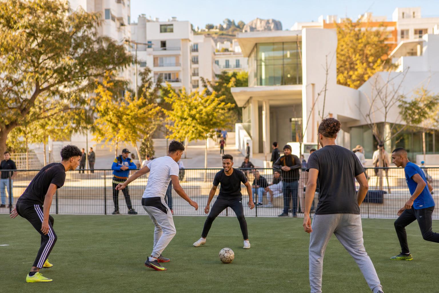 Jeunes et habitants réunis autour du sport et de la culture locale à Montpellier
