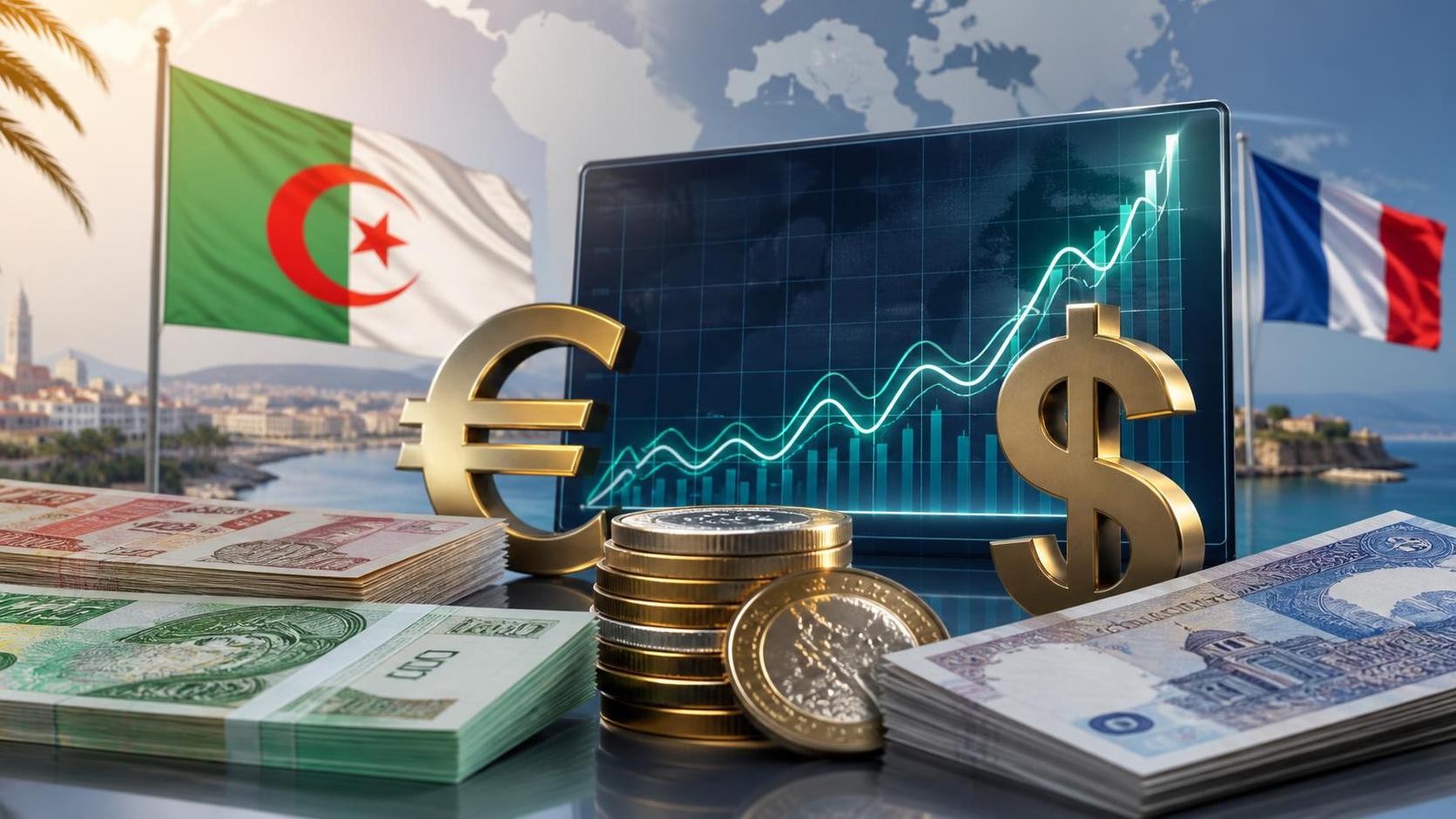 Taux dinar algérien euro et dollar — vendredi 7 août 2026 : marché officiel et marché noir