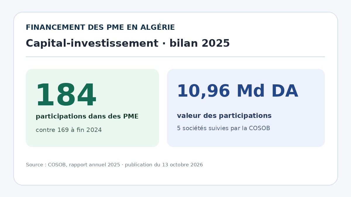 PME algériennes : 184 participations en capital-investissement, comment préparer son dossier ?